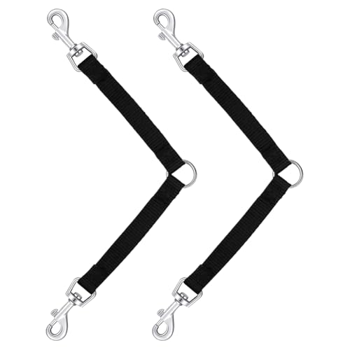 FSSTUD Doppelendige Hundehalsband-Clips, Sicherheits-Hundeleinen-Verbindungsstücke, Nylon, Hundehalsband, Backup-Clips, Hundegeschirr, Verbindungs-Clips, Hundeleinen-Zubehör für Training, von FSSTUD