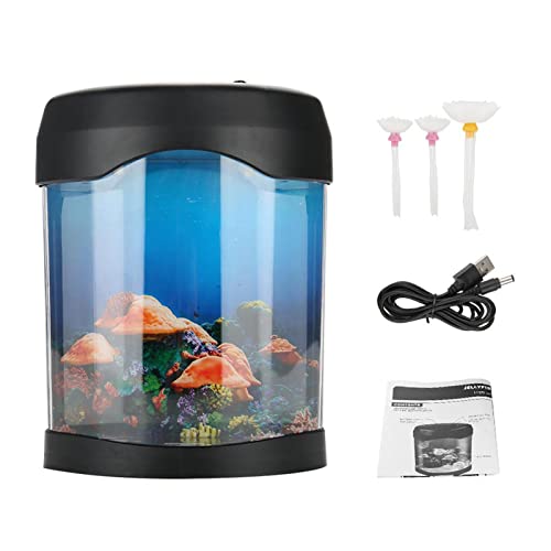 USB Aquarium Licht Schreibtisch Mini Aquarium Stimmung LED Beleuchtung Farbwechsel Nachtlampe für Schreibtische Schlafzimmer Häuser von FTVOGUE