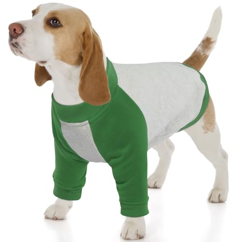 FUAMEY Hunde-Fleecepullover für mittelgroße Hunde, Hundepullover, Sweatshirt, Winterkleidung für Jungen, Mädchen, Hunde, dick, warme Hundebekleidung, Sweatshirt für kaltes Wetter, Boston Terrier, von FUAMEY