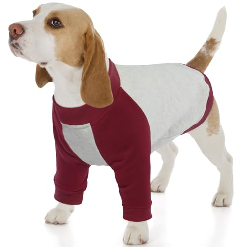 FUAMEY Hunde-Fleecepullover für mittelgroße Hunde, Hundepullover, Sweatshirt, Winterkleidung für Jungen, Mädchen, Hunde, dicke, warme Hundebekleidung, Sweatshirt für kaltes Wetter, Boston Terrier, von FUAMEY