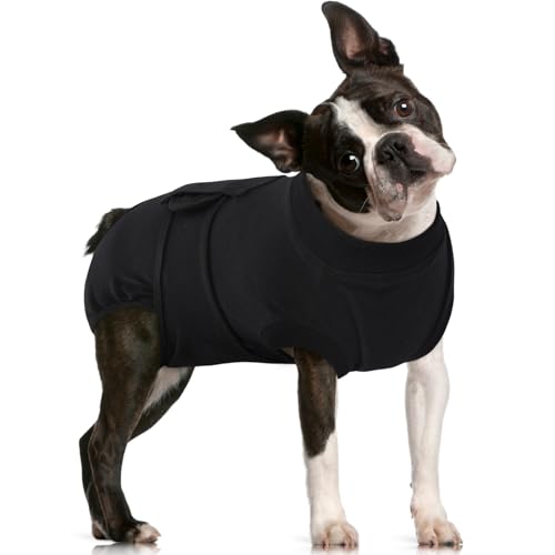 FUAMEY Hunde-Genesungsanzug für Herren, Chirurgie-Genesungsanzug, Hunde-Spay-Anzug für Hündinnen, schützt die Haut des Hundes, verhindert Lecken, Bauchwunden, Einteiler, Haustier-Body, Alternative zu von FUAMEY