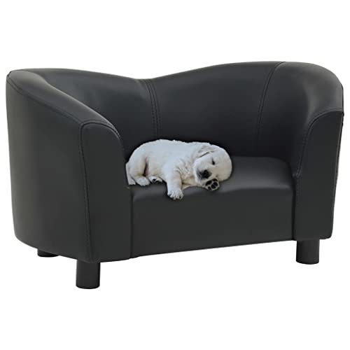 FUDUGEHMIOFWFJJ hundebett mittelgroße Hunde,hundebett abwaschbar,Hundesofa Schwarz 67x41x39 cm KunstlederAdatto a Tutti i Tipi di cani o Gatti di Piccola e Grande Taglia von FUDUGEHMIOFWFJJ