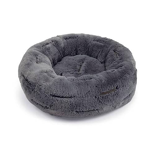 FUDUGEHMIOFWFJJ orthopädisches hundebett,hundekörbchen,Designed by Lotte Liegekorb für Hunde Xanto Rund 50x20 cm GrauAdatto a Tutti i Tipi di cani o Gatti di Piccola e Grande Taglia von FUDUGEHMIOFWFJJ