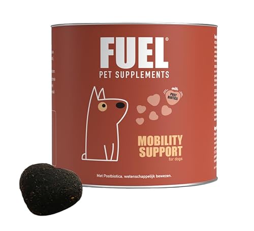 Fuel Gelenktabletten für Hunde 90 Stück, 300gr Leckerli für Gelenk-, Arthrose- und Knochenschutz, Mit Grünlippmuschelpulver, Glucosamin, Collagen und Chondroitin, Mit Probiotika von FUEL PET SUPPLEMENTS