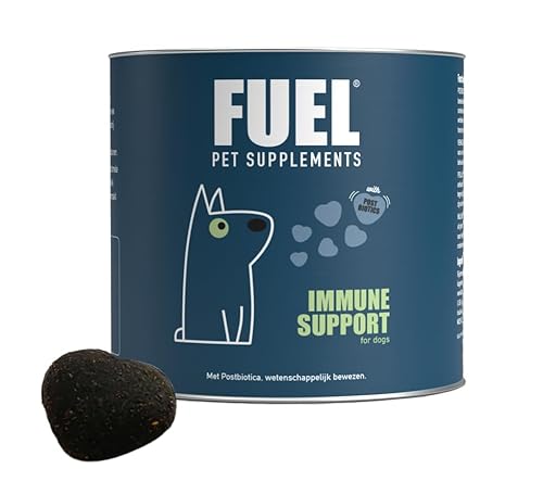 Fuel Verdauungssnacks für Hunde 90 Stück, 300gr Leckerli zur Förderung der Verdauung, Darmflora und Immunsystems, Natürlich und Allergenfrei, Mit Probiotika von FUEL PET SUPPLEMENTS