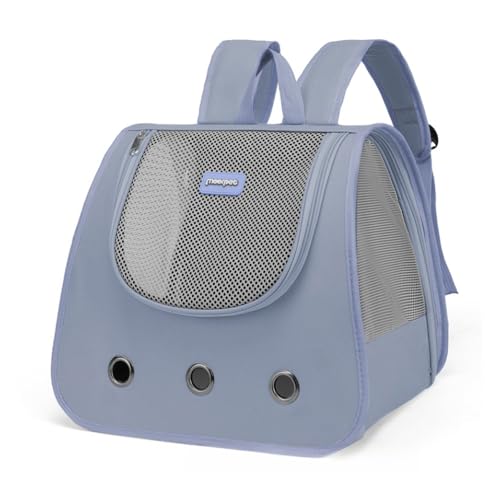 FUNAT Atmungsaktiver Katzenrucksack, Erweiterbarer Katzenrucksack Träger mit Atmungsaktivem Mesh, Faltbarer Katzenrucksack im Freien, Handheld Katzenrucksack von FUNAT