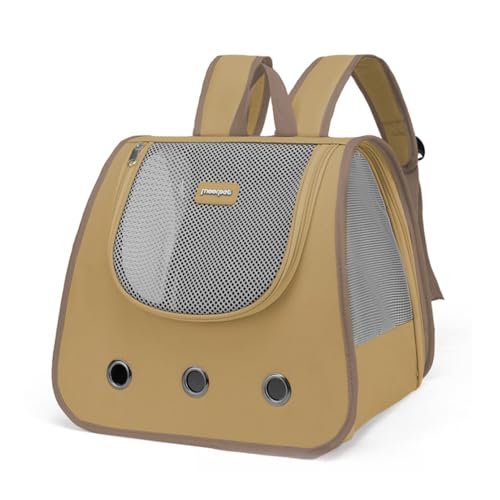 FUNAT Atmungsaktiver Katzenrucksack, Erweiterbarer Katzenrucksack Träger mit Atmungsaktivem Mesh, Faltbarer Katzenrucksack im Freien, Handheld Katzenrucksack von FUNAT