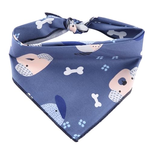 FUNAT Katze Cartoon Dreieck Schal, Hund Bandana Katze Dreieck Lätzchen Schal Zubehör, Cartoon Gedruckt Hund Bandanas Haustier Schal Dreieck Einstellbar von FUNAT