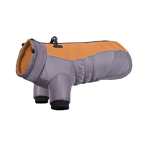 FUNAT Reflektierende Warme Haustier Kleidung, wasserdichte Verdickte Hundejacke, Hund Herbst Winter Warmer Mantel für mittlere große Hunde von FUNAT