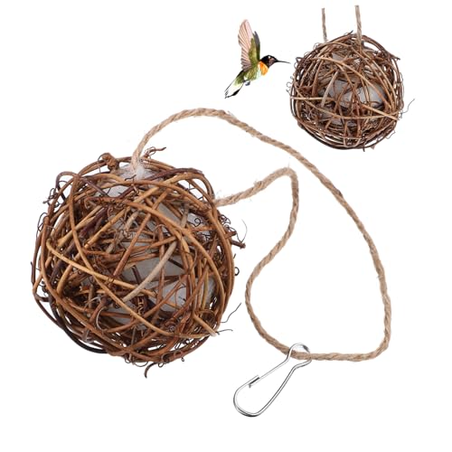 FUNOMOCYA 2er Set Vogel Nistmaterial Für Außenbereich Hängendes Nestspielzeug Für Papageien Und Wildvögel Ideal Zum Nisten Und Im Garten von FUNOMOCYA