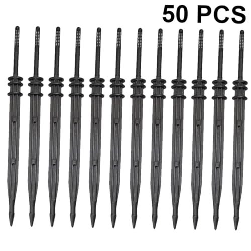 FUNOMOCYA 50 Stück automatischer Tropfstab Bewässerungssystem mit Selbstbewässerung topfblumen bew?sserung bodenfeuchtesensor Soil Moisture Sensor zimmerpflanzen Anlage Mehrkopf-Tropfspieß von FUNOMOCYA