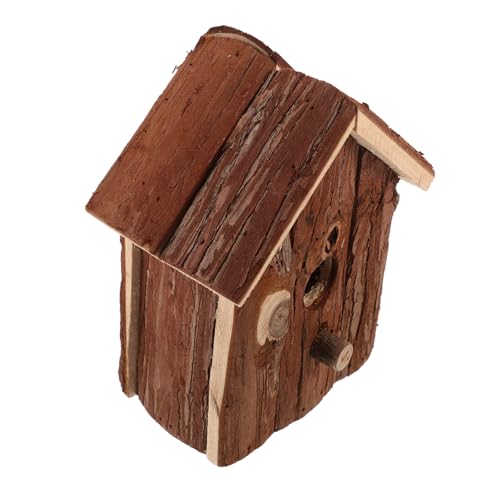 FUNOMOCYA Vogelhaus Balkon Holz Vogelhaus Zum Bemalen Kleines Hängendes Vogelhaus Nistkasten Für Garten Und Balkon Ökologisches Design Ideal Für Die Vogelbeobachtung Und Dekoration Deko Vogelhaus von FUNOMOCYA