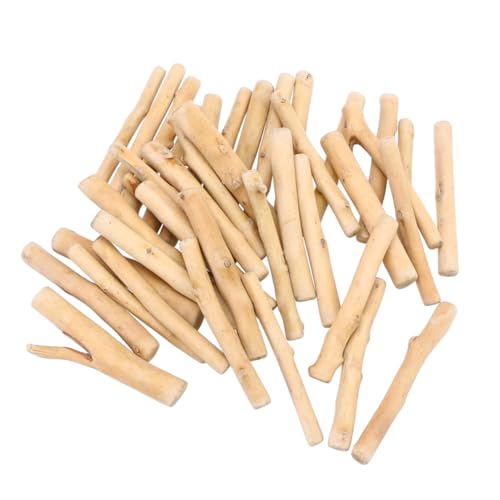 FUNOMOCYA Pack natürliches Treibholz Holz Log Sticks Holz-Treibholz-Dekor Stöcke holzstäbchen Anlage hölzerne Ornamente Protokoll Pflanze Holzhandwerk schmücken Holzdübel Bambus von FUNOMOCYA