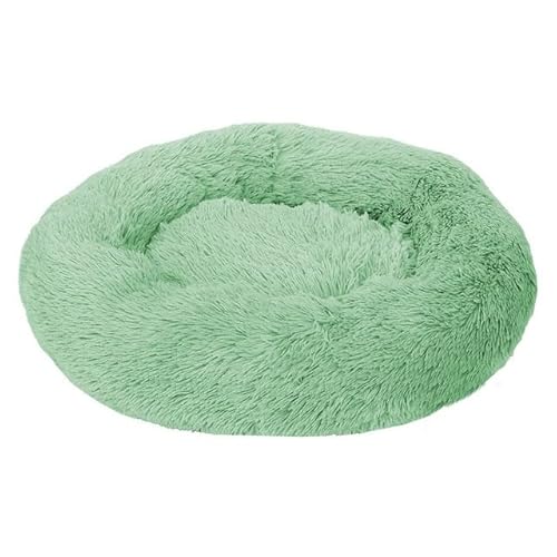 FUNZE Haustier-Hundebett, bequemer Donut-Schmuser, runder Hundehütte, ultraweich, waschbar, Hunde- und Katzenkissen, Bett, Winter, warmes Sofa von FUNZE