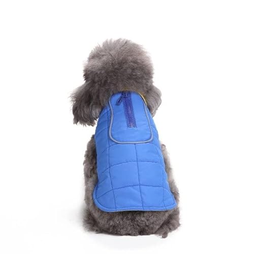 FUNZE Haustier-Kleidung, Welpen-Outfit, Weste, warme Hundekleidung für kleine Hunde, Winter, Winddicht, Haustier-Jacke, Mantel, gepolsterte Chihuahua-Bekleidung, Baumwolle von FUNZE