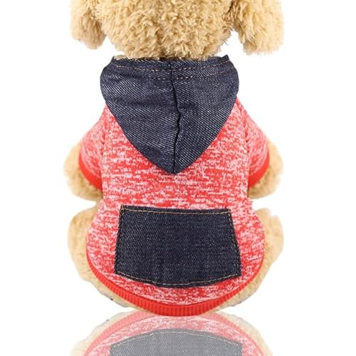 FUNZE Herbst/Winter Pullover Taschenkleidung Sportliche Haustierkleidung Hundekatzenkleidung Haustier-Sweatshirt Produkte Welpenkleidung Hundekostüm von FUNZE