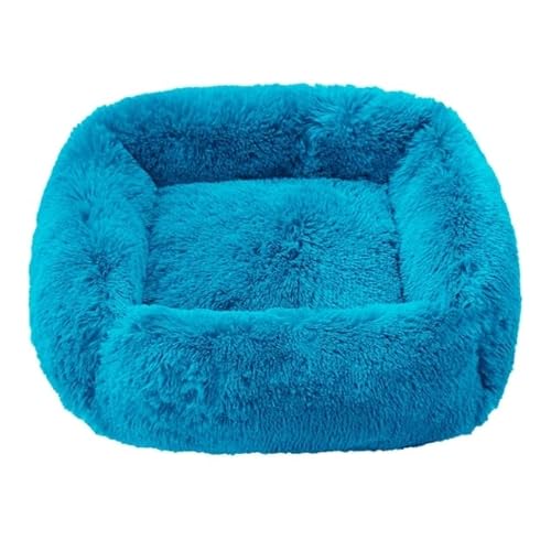 FUNZE Hundebetten Matten Superweiches Quadratisches Haustier Hundebett Katzenbett Plüsch Full Size Ruhiges Bett Bequemes Schlafartefakt Beruhigendes Bett von FUNZE