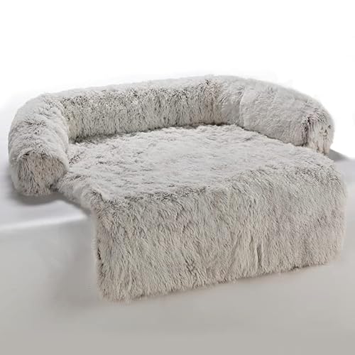 FUNZE Hundebettmatte Abdeckung für Sofa Flauschige Hundebetten Kissen Hundebett Sitz Auto Haustierdecke Anti-Stress für Hunde Katzen Zwinger Zubehör von FUNZE