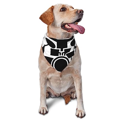 Drummer Hund Bandana Niedlich Weich Waschbar Hund Schal Sommer Verstellbare Katze Halstuch Lätzchen Haustier Dreieckstuch von FURLOU