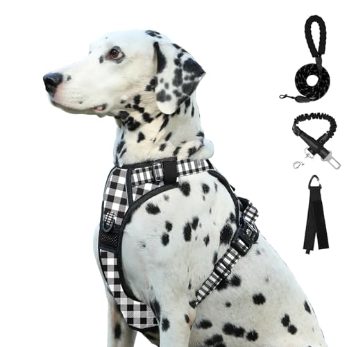 FURRYFECTION Hundegeschirr (S, Schwarz & Weiß) von FURRYFECTION