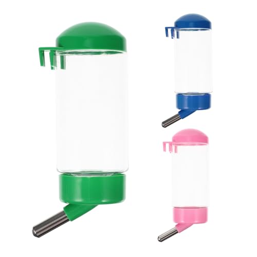 FUTUREORYY 3 Stück Teiliges Hängendes Haustier Trinkflaschen Transparenter Automatischer Wasserspender Stabiler Geeignet für Hamster Kaninchen Meerschweinchen Einfacher Anbau Am Käfig Leicht FUTUREORYY 3 Stück Teiliges Hängendes Haustier Trinkflaschen Transparenter Automatischer Wasserspender Stabiler Geeignet für Hamster Kaninchen Meerschweinchen Einfacher Anbau Am Käfig Leicht von FUTUREORYY