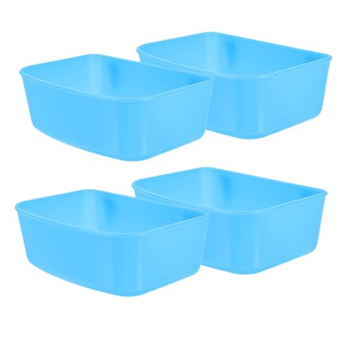 FUTUREORYY 4 Stück Futterstelle für Papageien Zubehör für Sittichkäfige Vogel Schalen Vogel Wasserschale Trinknapfhalter für Haustiere Vogelzubehör für Käfige Abs Sky-Blue FUTUREORYY 4 Stück Futterstelle für Papageien Zubehör für Sittichkäfige Vogel Schalen Vogel Wasserschale Trinknapfhalter für Haustiere Vogelzubehör für Käfige Abs Sky-Blue von FUTUREORYY