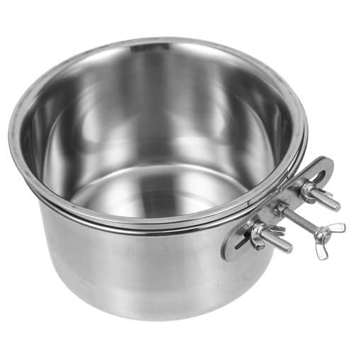 FUTUREORYY Hängender Hundenapf Mittel Futterspender Hundenäpfe Groß Montieren Haustier Hundebox Schüssel Hundekiste Wassernapf Kleine Hundesschüssel Silver Rostfreier Stahl FUTUREORYY Hängender Hundenapf Mittel Futterspender Hundenäpfe Groß Montieren Haustier Hundebox Schüssel Hundekiste Wassernapf Kleine Hundesschüssel Silver Rostfreier Stahl von FUTUREORYY
