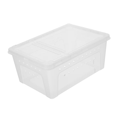 FUTUREORYY Kasten Spinnen-Terrarium Schlangenträger Tierpfleger Cricket-Container Cricketkäfig Tierkäfig Froschkäfig Schildkrötelebensraum Bartagame Gehege Abs Transparent FUTUREORYY Kasten Spinnen-Terrarium Schlangenträger Tierpfleger Cricket-Container Cricketkäfig Tierkäfig Froschkäfig Schildkrötelebensraum Bartagame Gehege Abs Transparent von FUTUREORYY