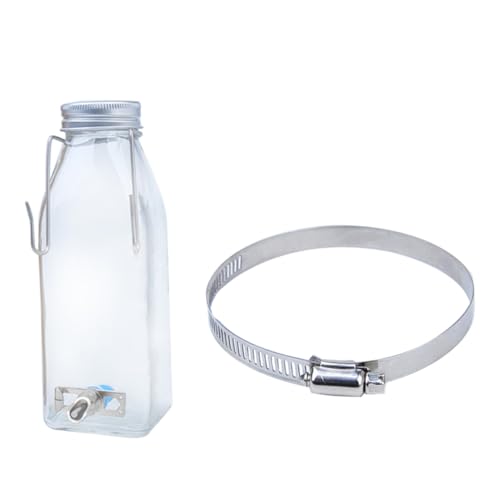 FUTUREORYY Leck Trinkflasche für Kleine Haustiere Wie Kaninchen und Hamster Hängender Langlebiger Wasserspender mit Praktischem Befüllsystem und Platzsparendem Design für Käfige FUTUREORYY Leck Trinkflasche für Kleine Haustiere Wie Kaninchen und Hamster Hängender Langlebiger Wasserspender mit Praktischem Befüllsystem und Platzsparendem Design für Käfige von FUTUREORYY