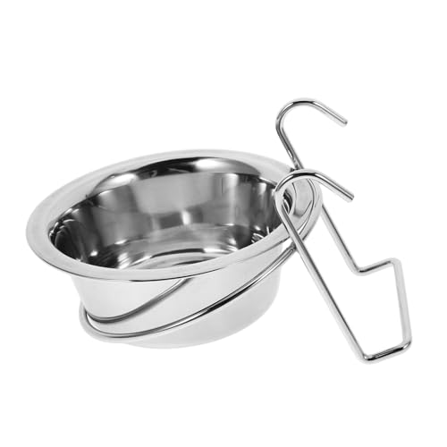 FUTUREORYY hängender Hundenapf modern montiert Futternapf für Hunde Käfig Schüssel Fütterung groß hängende Haustierschüssel Futternäpfe für Katzen Rostfreier Stahl Silver FUTUREORYY hängender Hundenapf modern montiert Futternapf für Hunde Käfig Schüssel Fütterung groß hängende Haustierschüssel Futternäpfe für Katzen Rostfreier Stahl Silver von FUTUREORYY