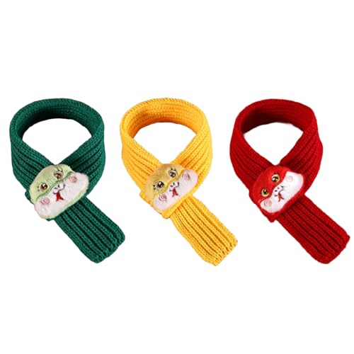 Haustier-Schal mit Schlangenmotiv, für Hunde und Katzen, Warm, chinesisches Neujahr, Foto-Halsbekleidung, 3 Stück Haustier-Schal mit Schlangenmotiv, für Hunde und Katzen, Warm, chinesisches Neujahr, Foto-Halsbekleidung, 3 Stück von FUUGlan