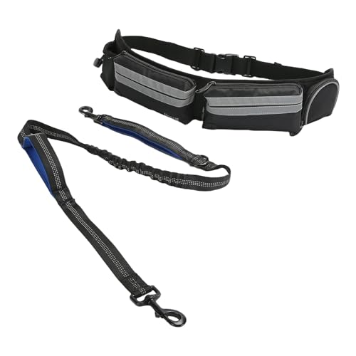 Hundeleine mit bequemen Hüftgurten, reflektierend, für Outdoor-Aktivitäten, Wandern, Camping Hundeleine mit bequemen Hüftgurten, reflektierend, für Outdoor-Aktivitäten, Wandern, Camping von FUUGlan