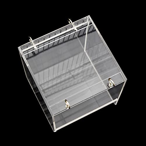 Vogeltränke für Käfig, Papageien, transparent, Vogeltränke, Duschzubehör, hängende Vogelkäfig, Badebox für kleine Vögel, Papageien Vogeltränke für Käfig, Papageien, transparent, Vogeltränke, Duschzubehör, hängende Vogelkäfig, Badebox für kleine Vögel, Papageien von FUUGlan