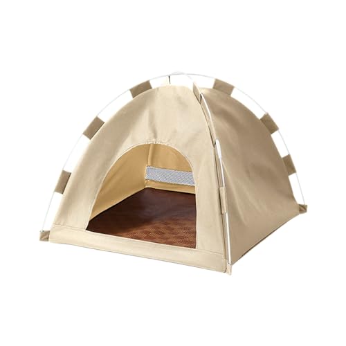 FUXIU Abnehmbares faltbares Haustierzelt Haus Hunde Katzen Camping Tipi Haustierkäfig für Outdoor Zelt Hunde Wasserdichtes Zelt für Camping Haustier Tipi für große Hunde Haustier Tipi Zelt Haustier von FUXIU