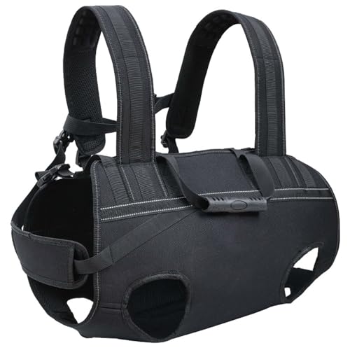 FUXIU Rucksack-Hundegeschirr für große Hunde, Schlingen für Körper, Hundebeine, Stütz-Trageträger für ältere verletzte, behinderte Hunde, 3xl, One size von FUXIU