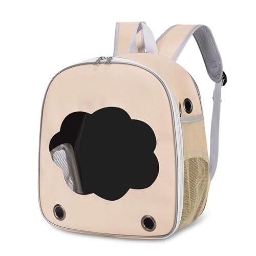 FUXIU Rucksack für Haustiere, atmungsaktiv, große Kapazität, für Katzen, Hunde, Reisen, Outdoor, Reisen, Hunde, Katzen, Rucksack von FUXIU