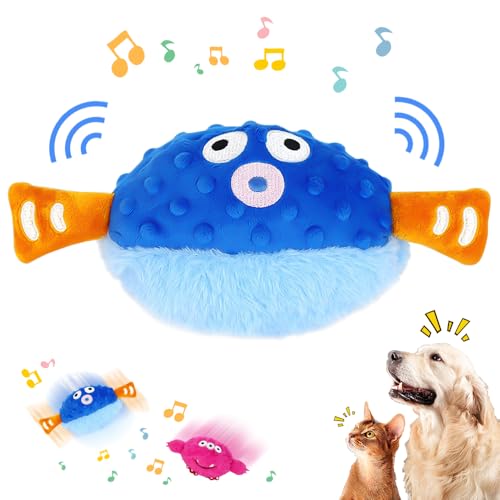 FUXNGZI Active Moving Pet Plush Toy, 2024 Neu Hundeball Hundespielzeug Futter Ball, Sprechendes und Wiederholendes Lustiges Stofftier, Interaktives Hundespielzeug Leckerli Spielzeug Ball (#A) von FUXNGZI