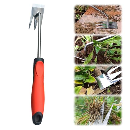 FUXNGZI Gartenarbeit Hand Unkrautstecher,Unkrautstecher,Unkraut Jäten Gartengeräte Entwurzelung Jäten Werkzeug, Outdoor-Garten-Reinigungsschaufel, Gartengeräte,Profi Trimmer Unkraut (#B) von FUXNGZI