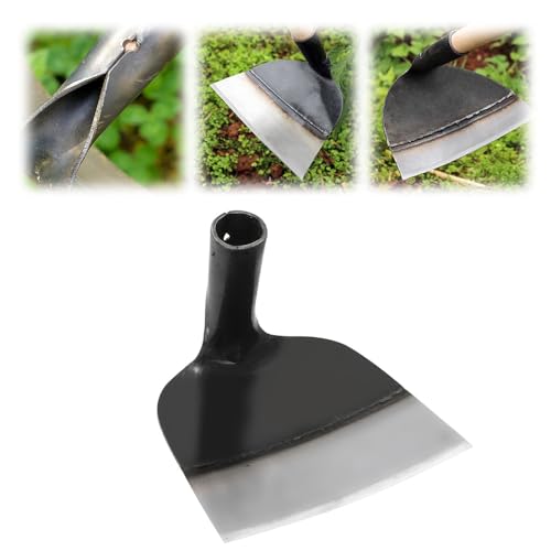 FUXNGZI Heavy Duty Steel Farm Gardening Weeding Hoe Head, Gartenhacke Metallhacke Bodenbearbeitungshacke Ersatz-grabhacke Kopf Gemüsehacke Garten Handhacke Handpflug Grub Hacke (18.5cm) von FUXNGZI