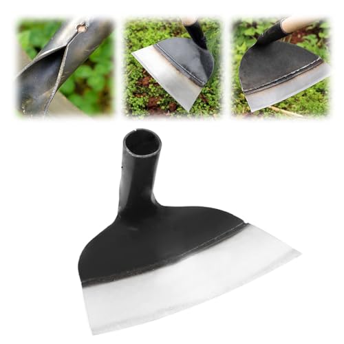 FUXNGZI Heavy Duty Steel Farm Gardening Weeding Hoe Head, Gartenhacke Metallhacke Bodenbearbeitungshacke Ersatz-grabhacke Kopf Gemüsehacke Garten Handhacke Handpflug Grub Hacke (21cm) von FUXNGZI