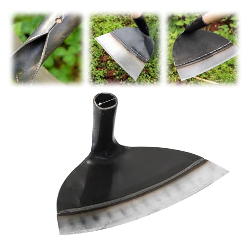 FUXNGZI Heavy Duty Steel Farm Gardening Weeding Hoe Head, Gartenhacke Metallhacke Bodenbearbeitungshacke Ersatz-grabhacke Kopf Gemüsehacke Garten Handhacke Handpflug Grub Hacke (28.5cm) von FUXNGZI