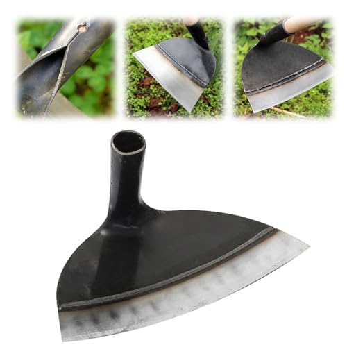 FUXNGZI Heavy Duty Steel Farm Gardening Weeding Hoe Head, Gartenhacke Metallhacke Bodenbearbeitungshacke Ersatz-grabhacke Kopf Gemüsehacke Garten Handhacke Handpflug Grub Hacke (31.5cm) von FUXNGZI