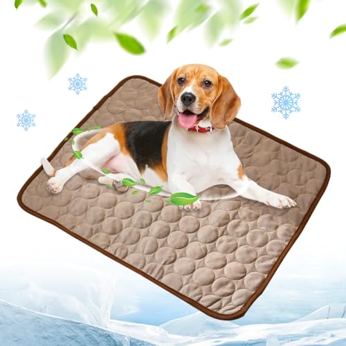 FUXNGZI Kühlmatte für Den Sommer, 2024 Neu Kühlmatte Hund, Hundekühlmatte für Hund & Katze Selbstkühlende Matte für Haustiere Summer Pet Ice Pad Abrieb- und Bissfest Natürliche Kühlung (03, S) von FUXNGZI