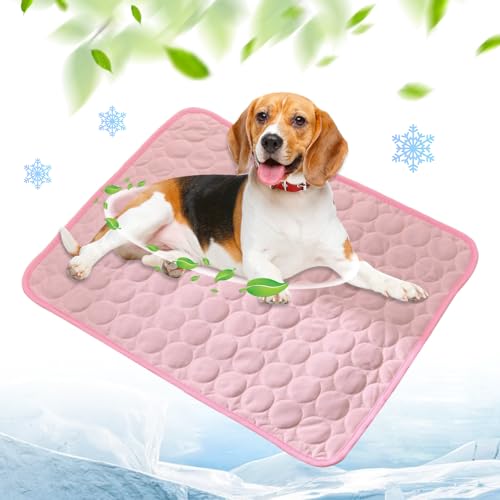 FUXNGZI Kühlmatte für Den Sommer, 2024 Neu Kühlmatte Hund, Hundekühlmatte für Hund & Katze Selbstkühlende Matte für Haustiere Summer Pet Ice Pad Abrieb- und Bissfest Natürliche Kühlung (06, XS) von FUXNGZI