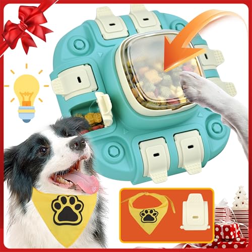 FUYAPPER Hunde Puzzle Spielzeug 2 Stufen, Hundefutter Slow Feeder, Dog Treat Puzzle Toys für Langeweile und geistige Stimulation von FUYAPPER