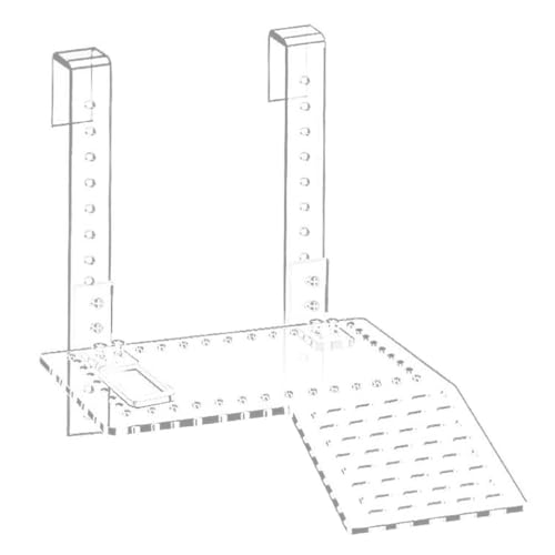 FUZYXIH Basking Plattform Schwimmende Insel Aquarien Insel Klettern Leiter Aquarien Zubehör Dekoration Sonnenplattform Große Sonnenplattform Für Schildkröten Transparent von FUZYXIH
