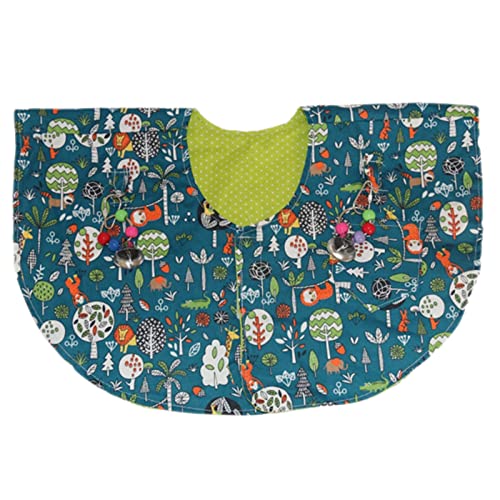 FUZYXIH Parrot Anti-Kratzer Schulter Protector Cape Abdeckung Für Vogel Poops Schal Guard Mit Spielzeug Für Kleine Mittlere Große Vögel Papagei Anti-Kratzer Schulter Cape von FUZYXIH