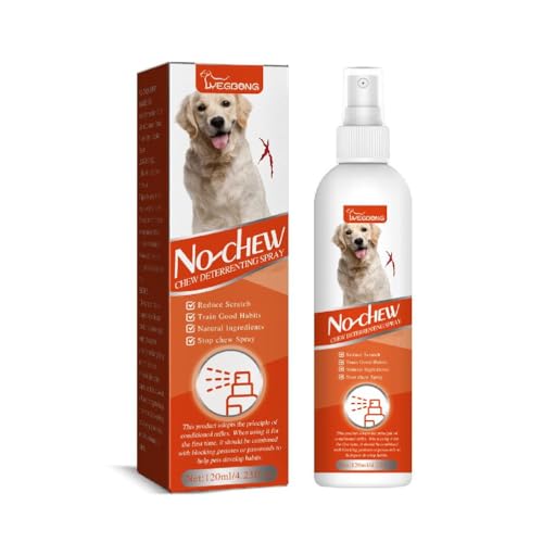 FUZYXIH Pet Dog Spray Stop Chewing Spray Prevent Biting Save Furniture Sofa Anti-Chew Dog Training Spray Indoor Use Dog Spray For Aggressive Dogs von FUZYXIH