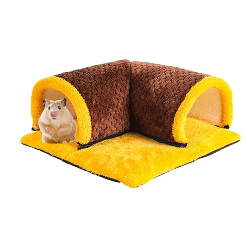 FVPKYUR 35x35x15cm Kleintier Hasentunnel, Hamster Tunnelbett, Hamster Warmes Bett Tunnel, Meerschweinchen Tunnel, Kleintieraktivitätstunnel Spielzeug, Kaninchen Tunnel, Bunny Tube Nestbett von FVPKYUR