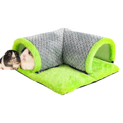 FVPKYUR 35x35x15cm Kleintier Hasentunnel, Hamster Tunnelbett, Hamster Warmes Bett Tunnel, Meerschweinchen Tunnel, Kleintieraktivitätstunnel Spielzeug, Kaninchen Tunnel, Bunny Tube Nestbett von FVPKYUR